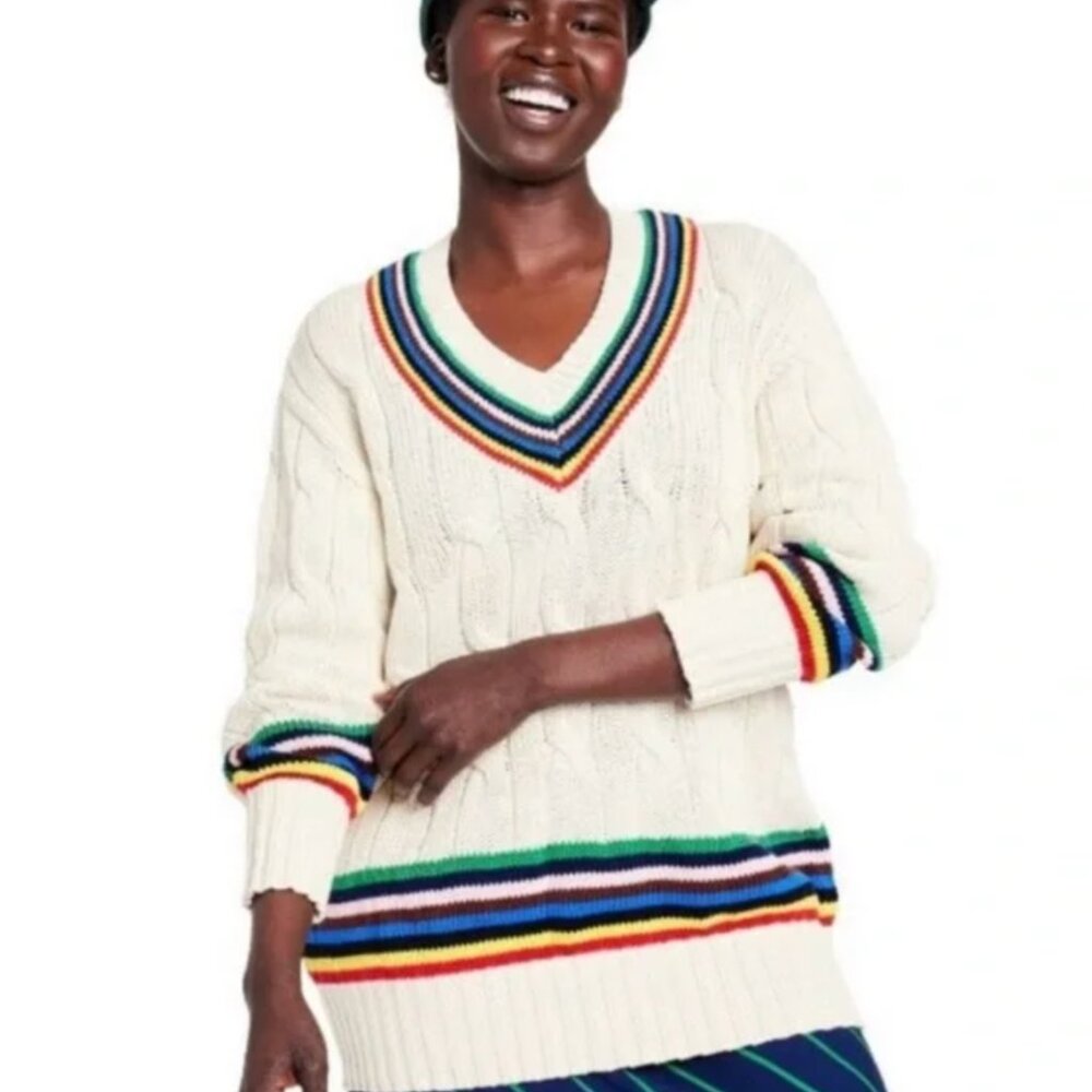 Target x rowing blazers knit croquet sweater